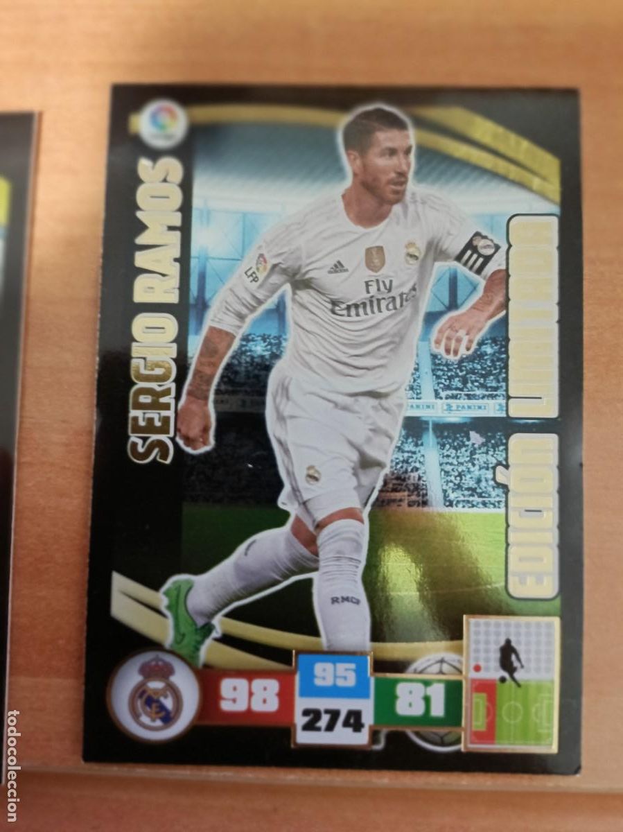 Coleccionismo cromos antiguos: sergio ramos, adrenalyn 15 16 edicion limitada - Foto 1
