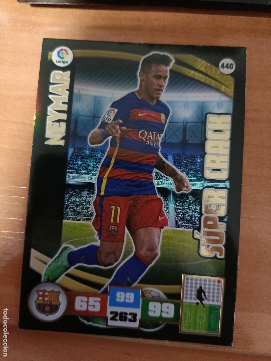 Coleccionismo cromos antiguos: neymar, adrenalyn 15 16 - Foto 1