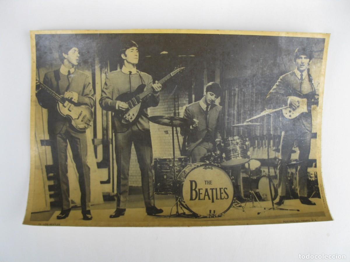 Coleccionismo cromos antiguos: LOTE DE UNA POSTAL Y CINCO CROMOS DE LOS BEATLES. - Foto 2
