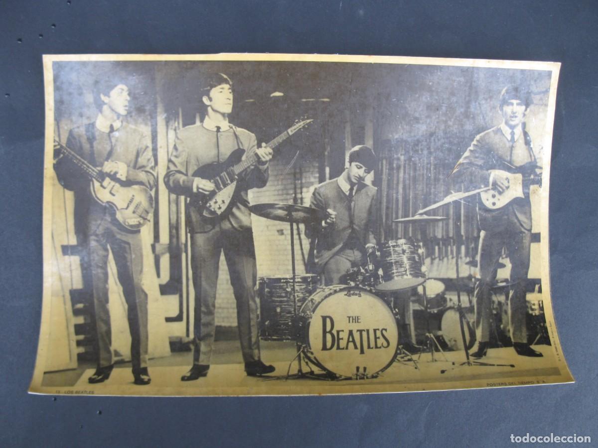 Coleccionismo cromos antiguos: LOTE DE UNA POSTAL Y CINCO CROMOS DE LOS BEATLES. - Foto 3