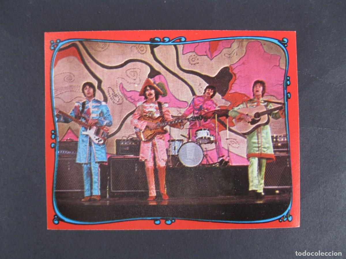 Coleccionismo cromos antiguos: LOTE DE UNA POSTAL Y CINCO CROMOS DE LOS BEATLES. - Foto 7