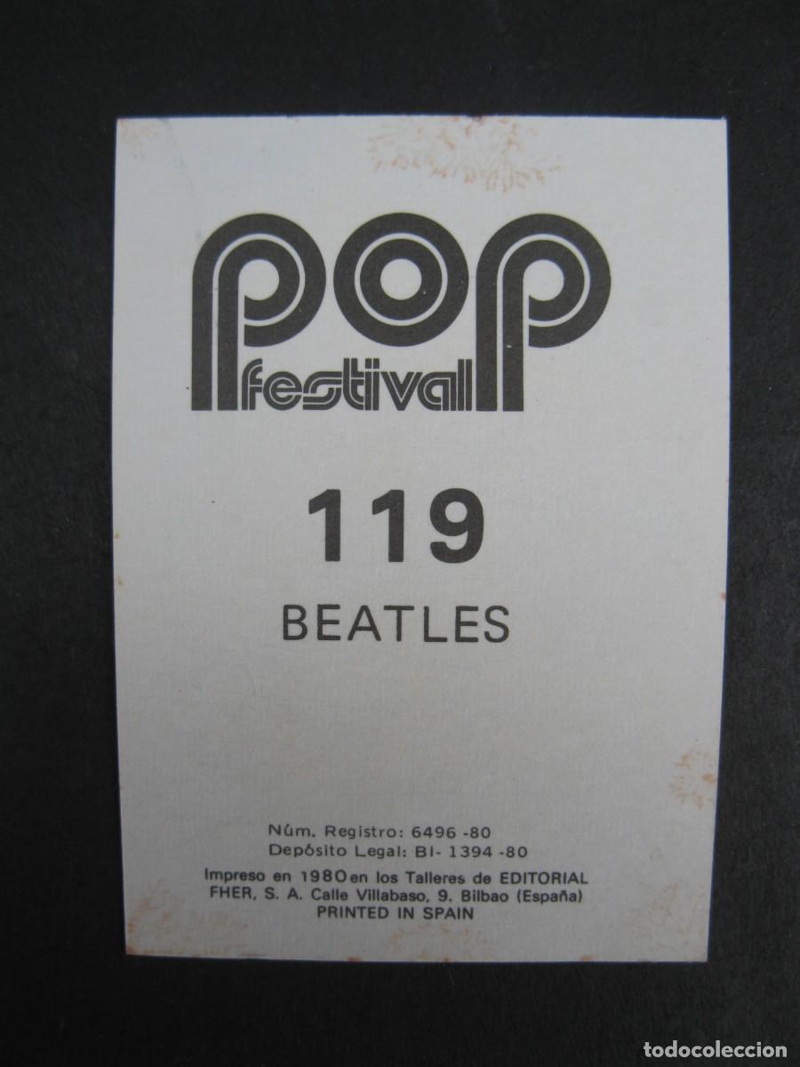 Coleccionismo cromos antiguos: LOTE DE UNA POSTAL Y CINCO CROMOS DE LOS BEATLES. - Foto 12