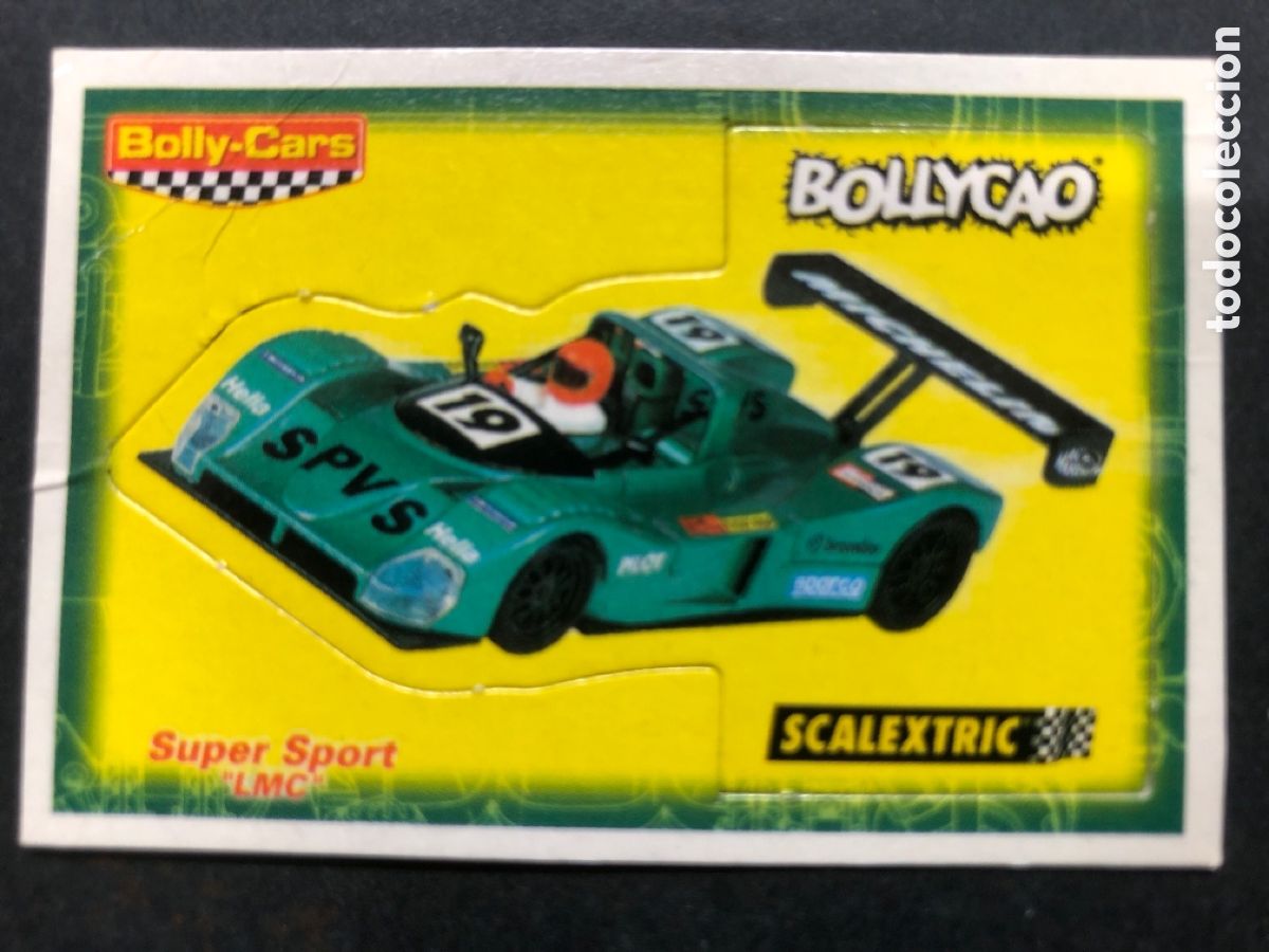 Colecionismo Cromos antigos: CROMO TROQUELADO BOLLYCAO COLECCION BOLLY-CARS SCALEXTRIC SUPER SPORT LMC