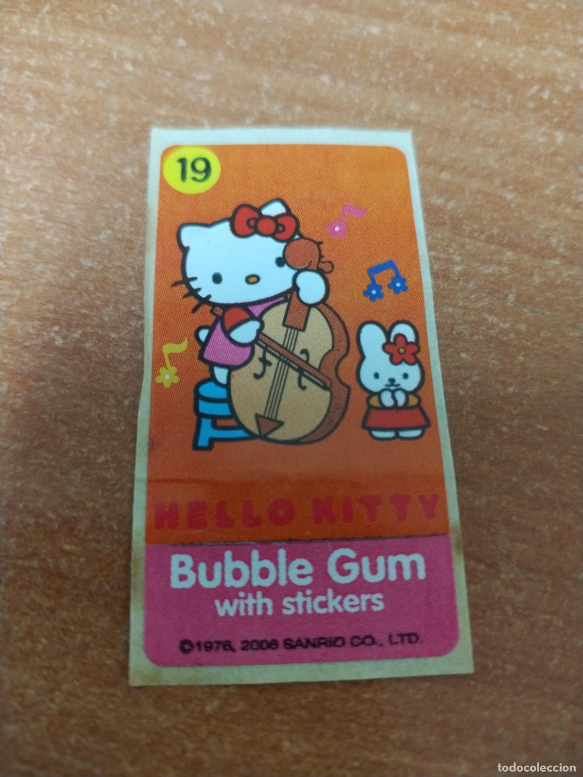 Coleccionismo cromos antiguos: CROMO PEGATINA CHICLES BUBBLE GUM ,HELLO KITTY N&ordm;19 - Foto 1
