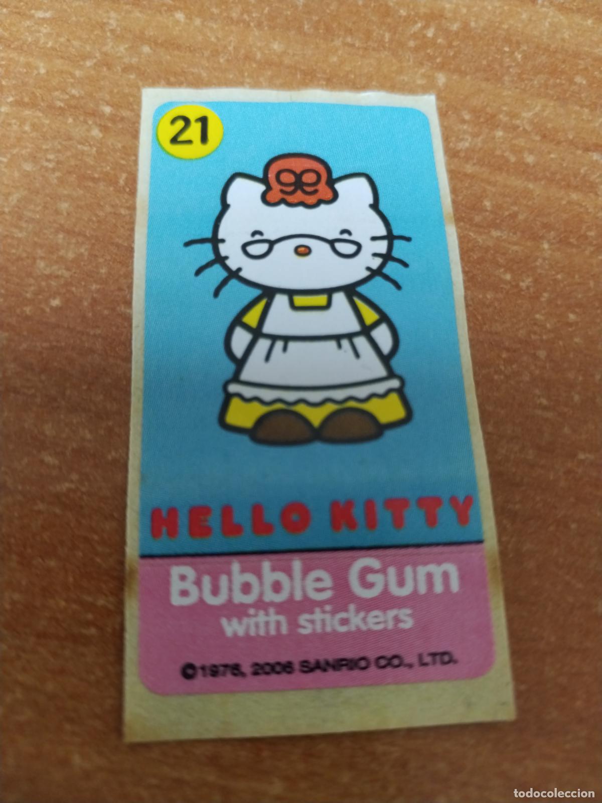 Coleccionismo cromos antiguos: CROMO PEGATINA CHICLES BUBBLE GUM ,HELLO KITTY N&ordm;21 - Foto 1