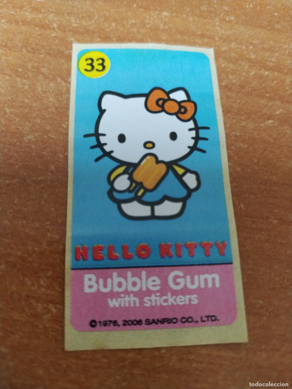 Coleccionismo cromos antiguos: CROMO PEGATINA CHICLES BUBBLE GUM ,HELLO KITTY N&ordm;33 - Foto 1