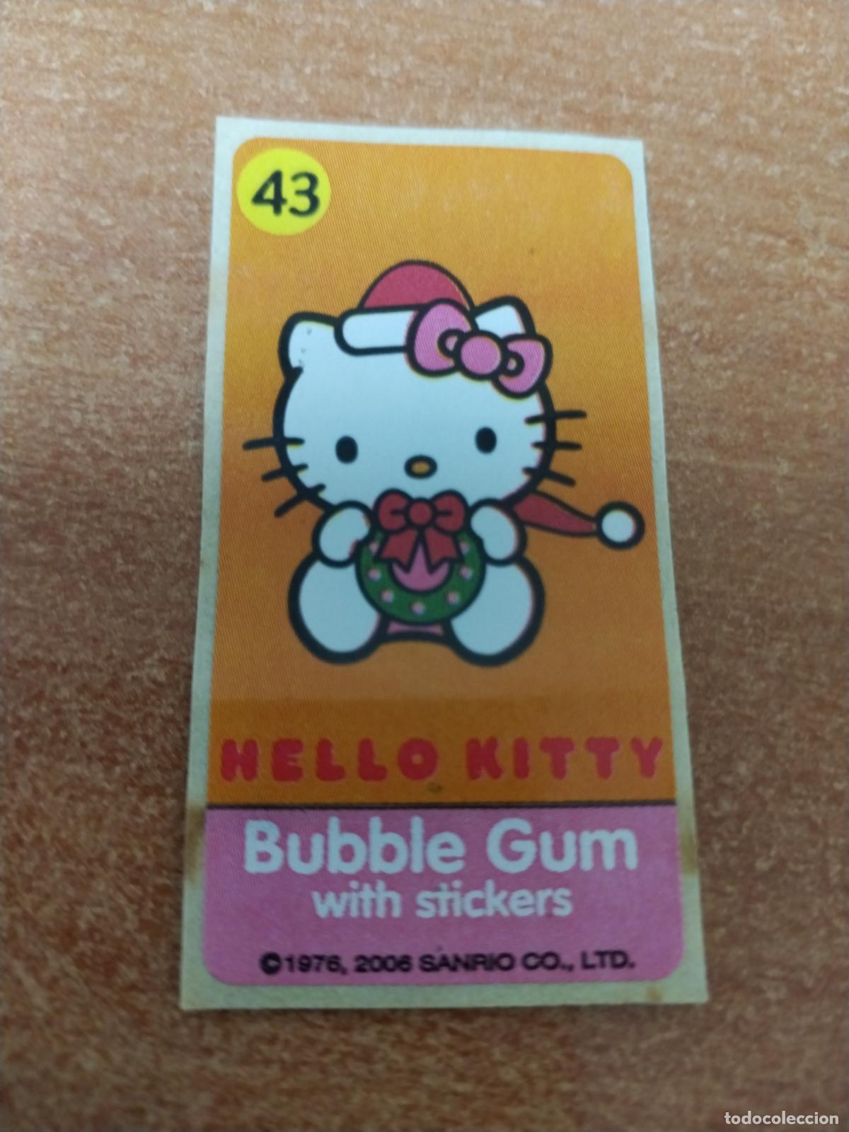 Coleccionismo cromos antiguos: CROMO PEGATINA CHICLES BUBBLE GUM ,HELLO KITTY N&ordm;43 - Foto 1