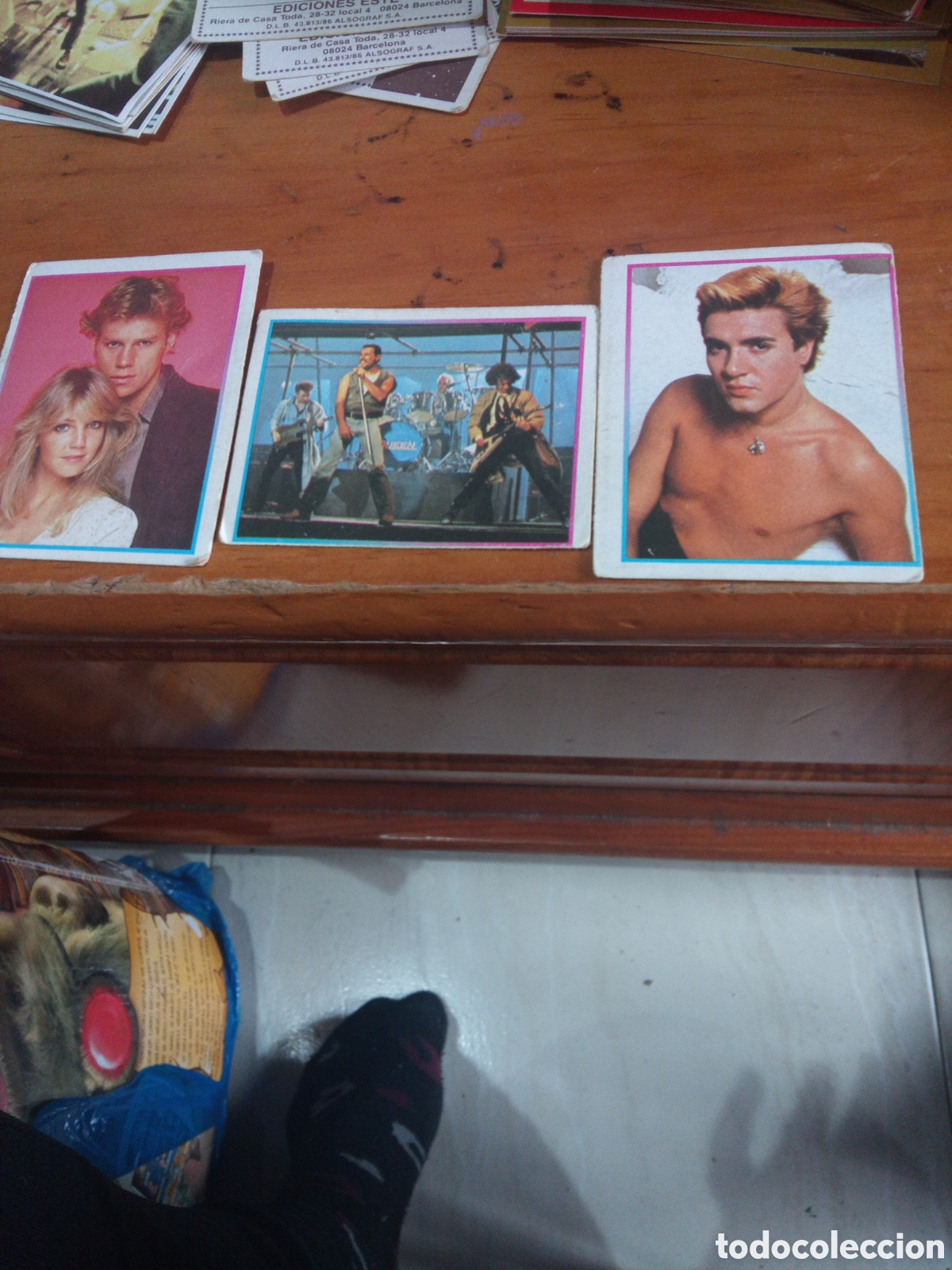 Coleccionismo cromos antiguos: carta de super stars - Foto 2