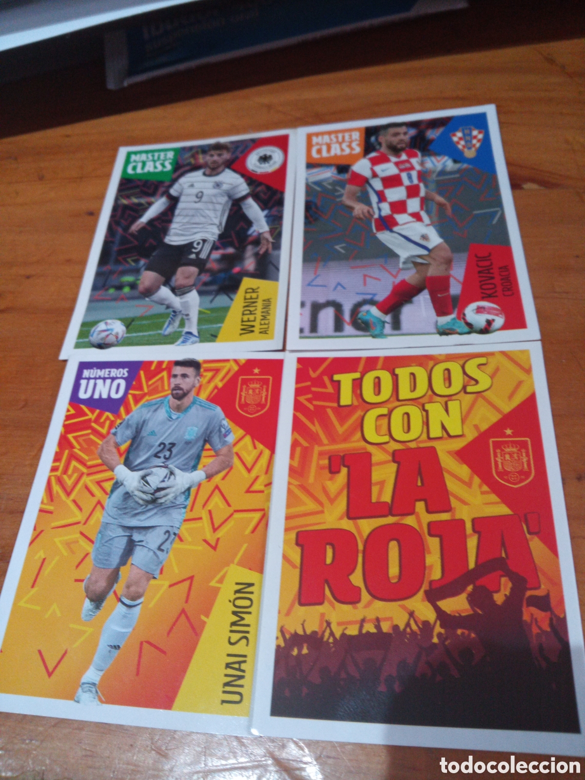 Coleccionismo cromos antiguos: carta de los &iacute;dolos de la roja - Foto 2