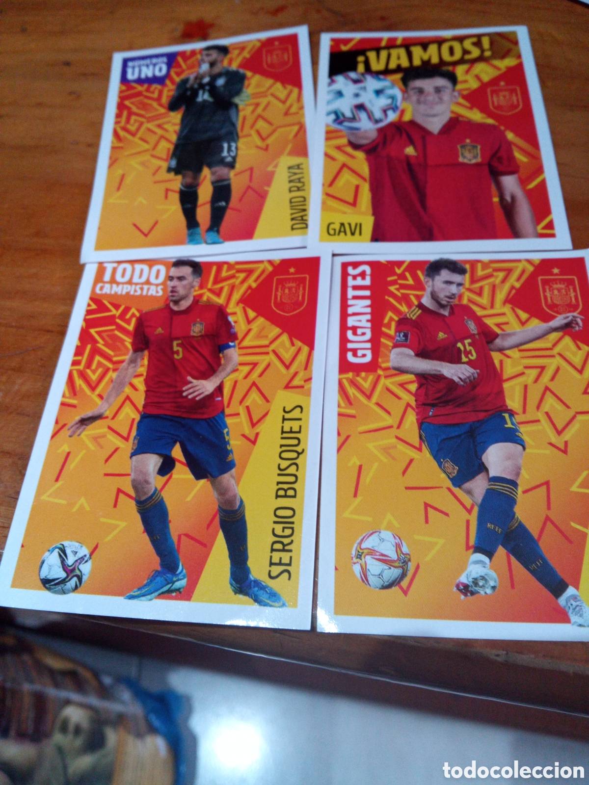 Coleccionismo cromos antiguos: carta de los &iacute;dolos de la roja - Foto 1