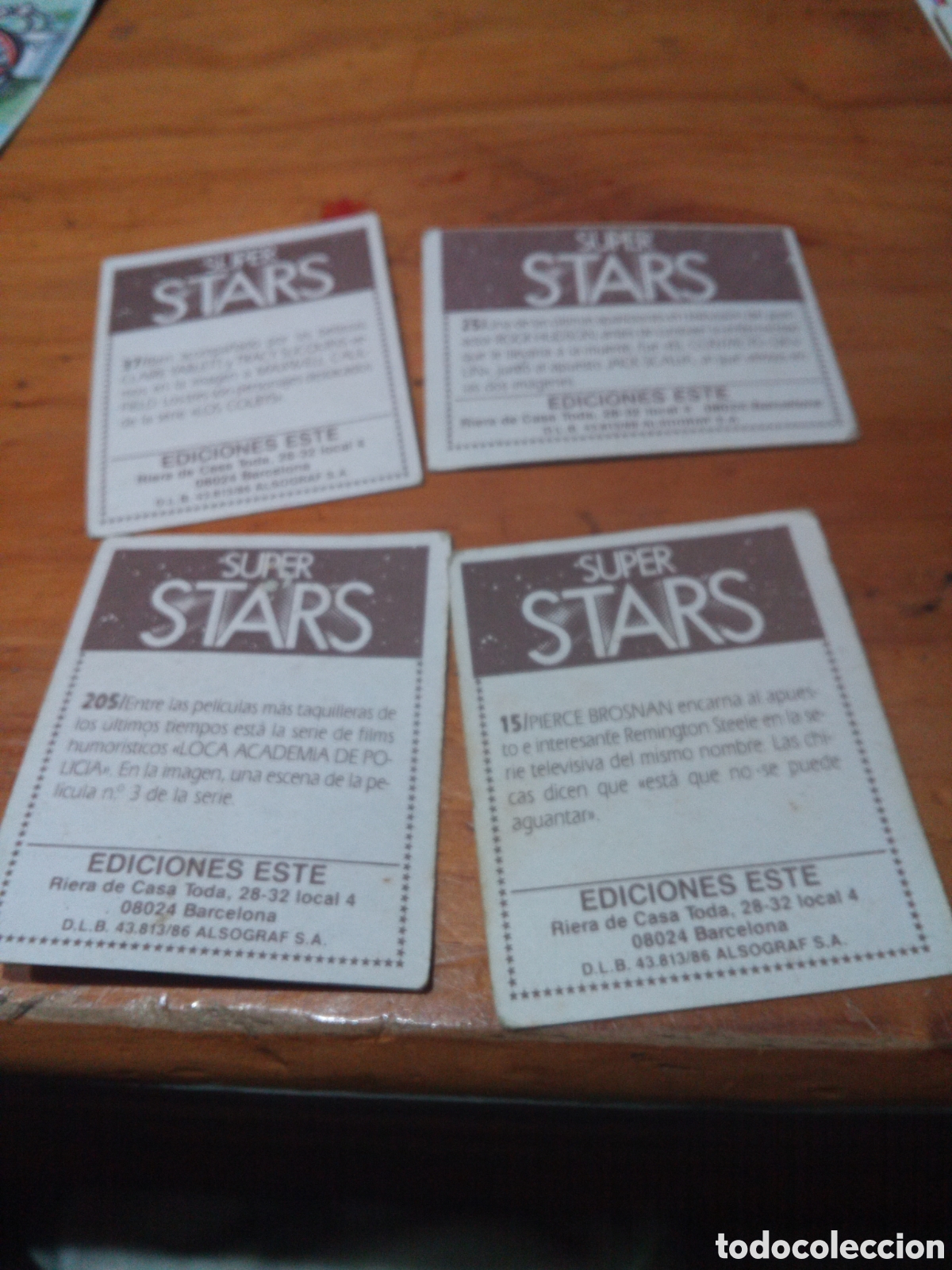 Coleccionismo cromos antiguos: cromo de super stars - Foto 2