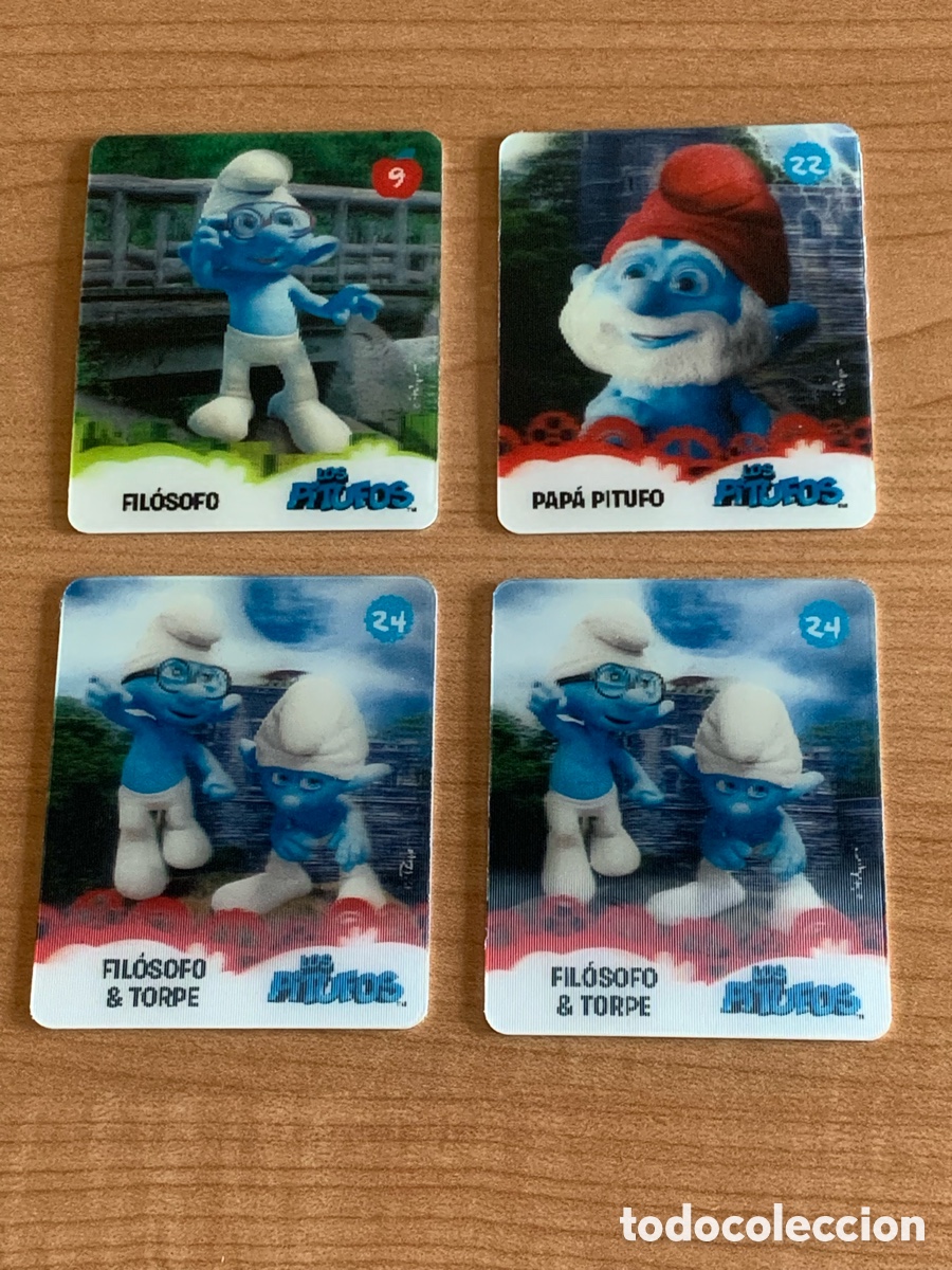 Coleccionismo cromos antiguos: Lote de cromos Los Pitufos 3D - Foto 1