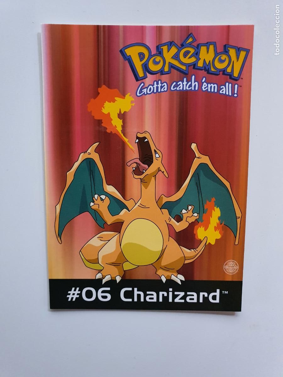 Coleccionismo cromos antiguos: POSTAL CROMO TARJETA - POKEMON 2000 - CHARIZARD - Foto 1