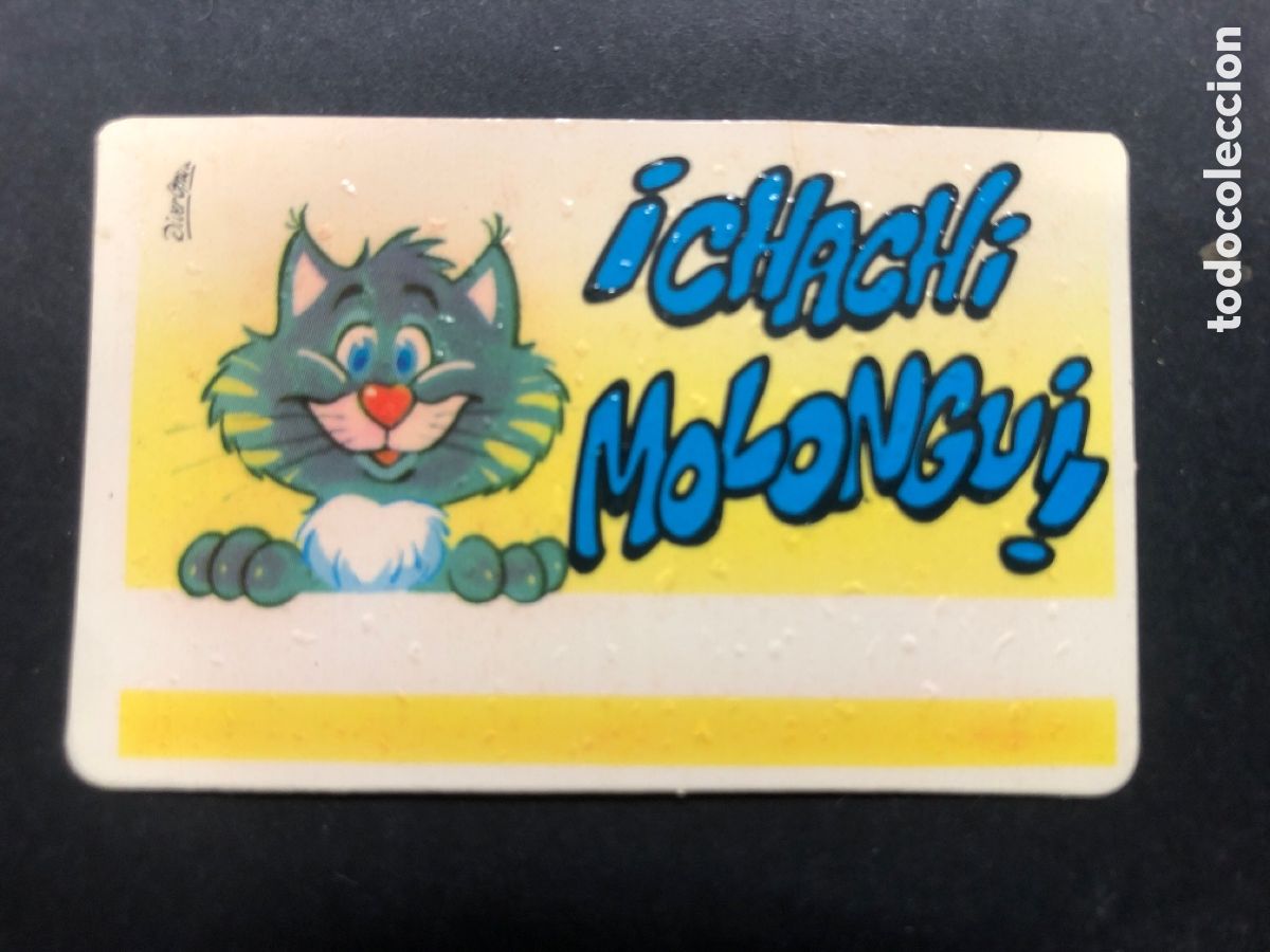 Colecionismo Cromos antigos: CROMO BOLLYCAO COLECCION PEGUI-TARJETA CHACHI MOLONGUI