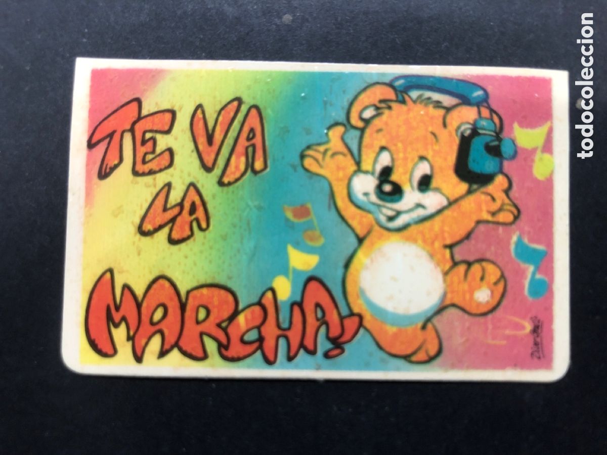 Colecionismo Cromos antigos: CROMO BOLLYCAO COLECCION PEGUI-TARJETA TE VA LA MARCHA
