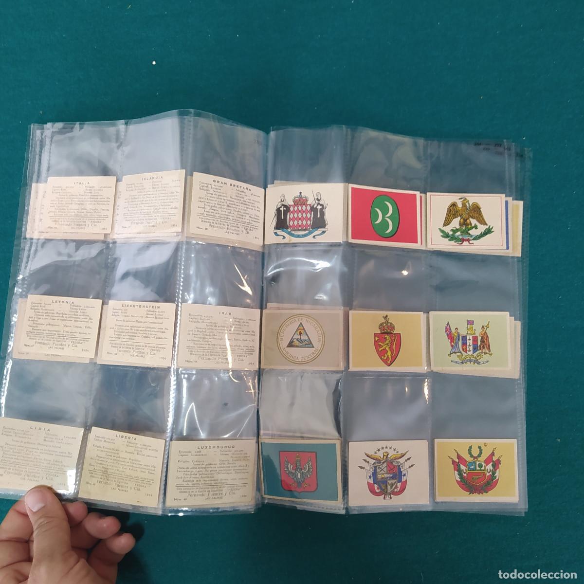 Coleccionismo cromos antiguos: 61 CROMOS COLECCION ESCUDOS FEDORA - Foto 4