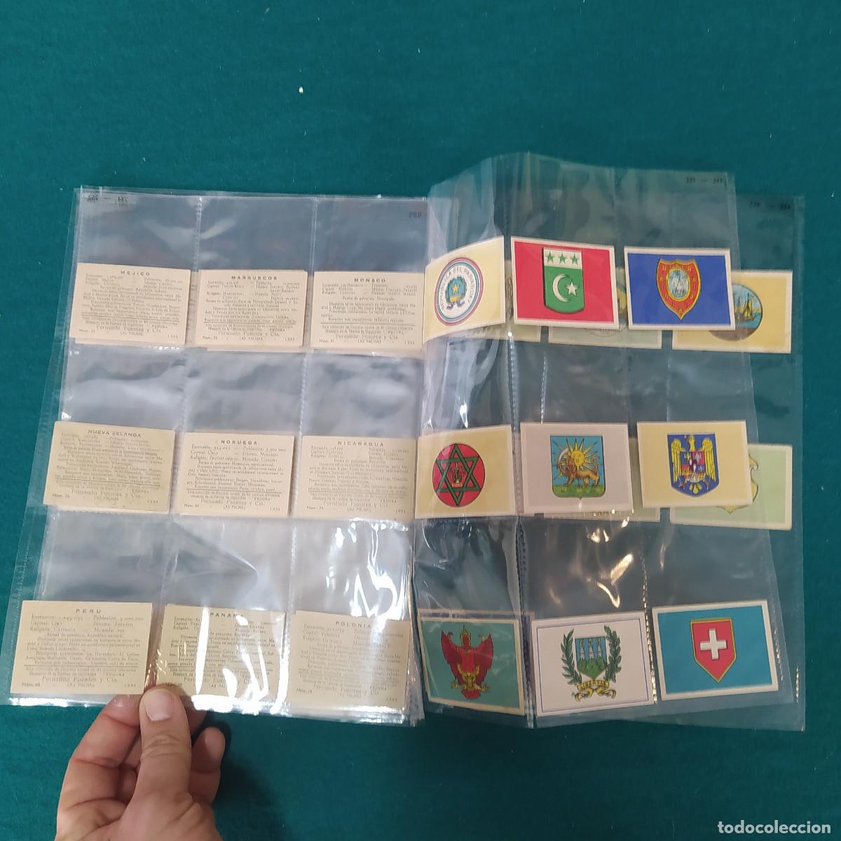 Coleccionismo cromos antiguos: 61 CROMOS COLECCION ESCUDOS FEDORA - Foto 5