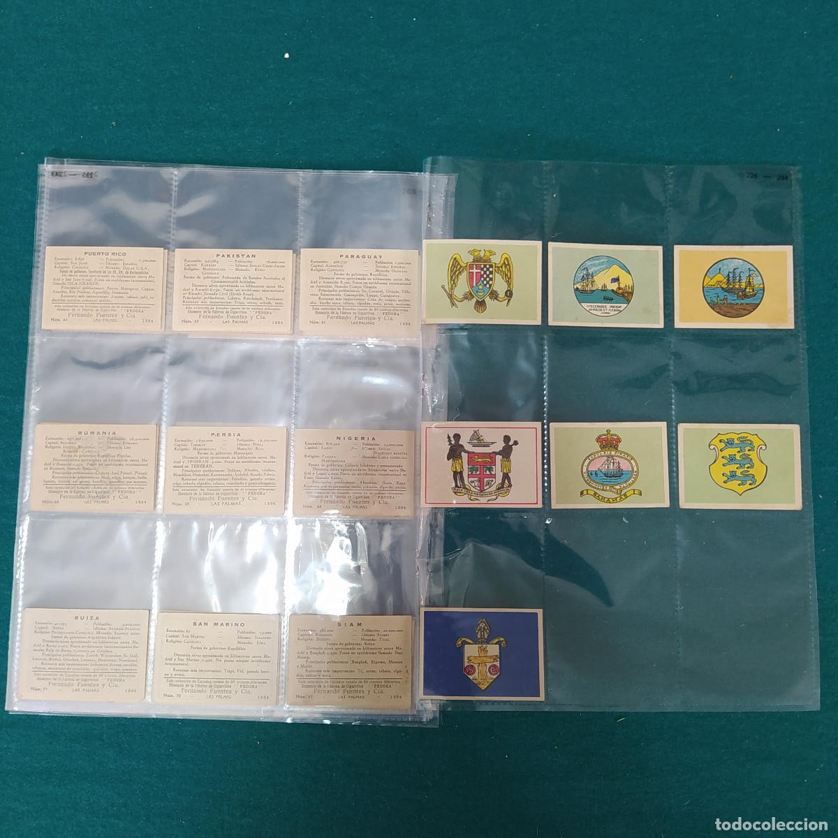 Coleccionismo cromos antiguos: 61 CROMOS COLECCION ESCUDOS FEDORA - Foto 6