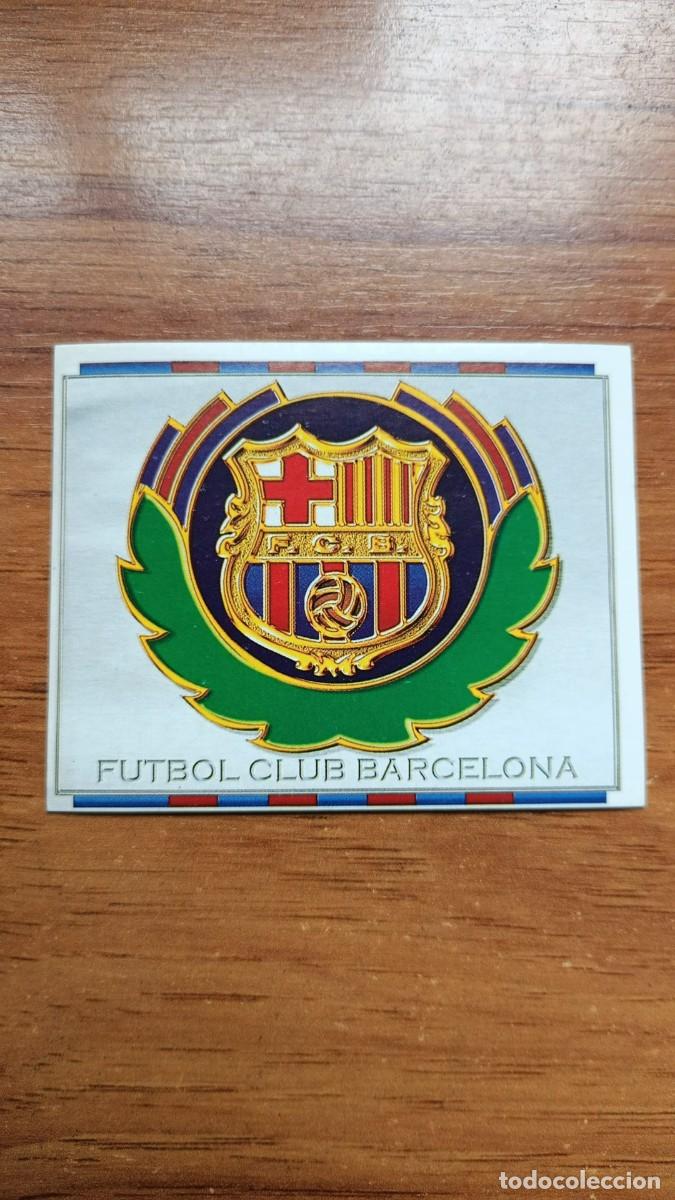Coleccionismo cromos antiguos: Ediciones Este F.C BARCELONA ESCUDO Liga 1996-1997 L0419