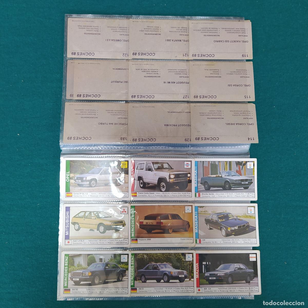 Coleccionismo cromos antiguos: 1989 Coches 89 63 CROMOS - Foto 4