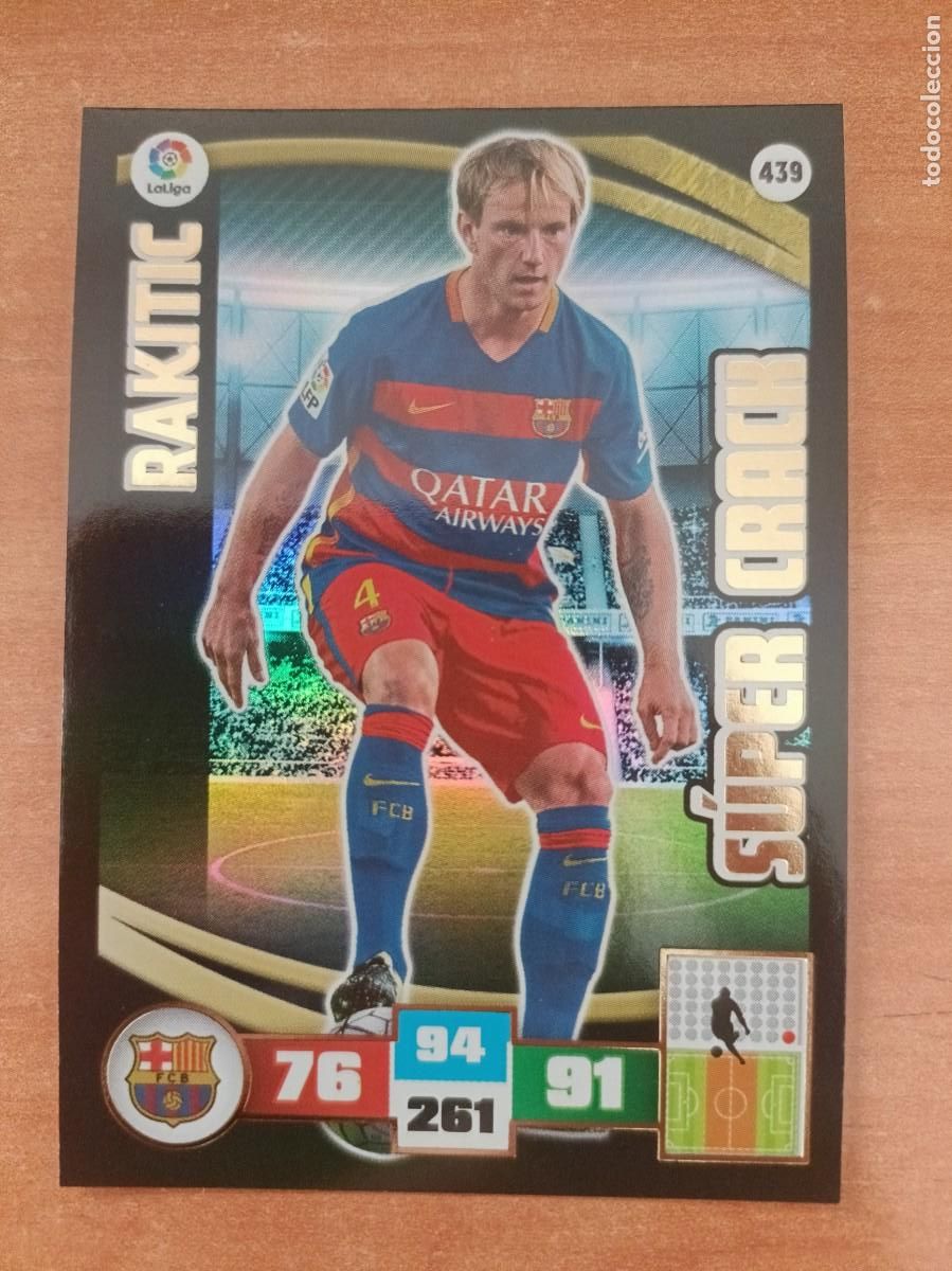 Coleccionismo Cromos antiguos: rakitic, adrenalyn 15 16 super crack
