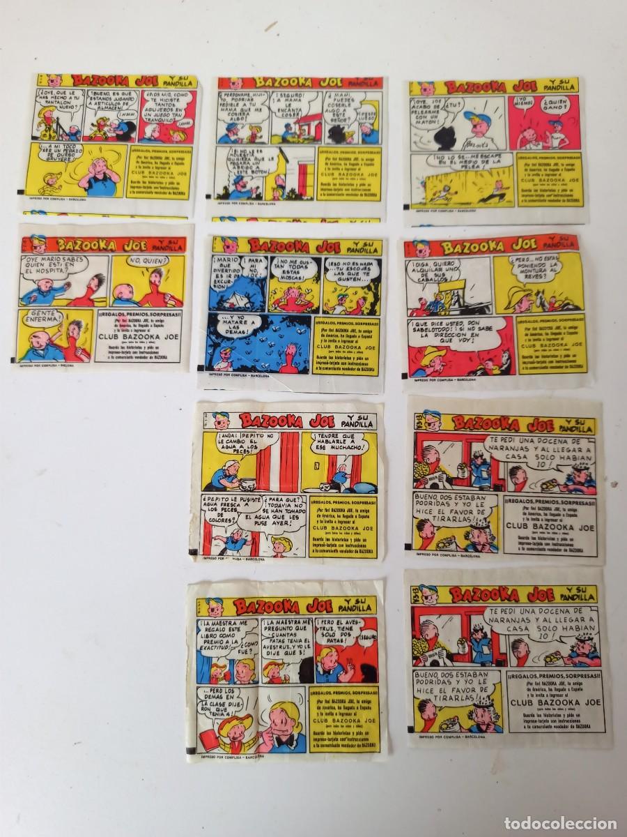 Coleccionismo cromos antiguos: Lote de 10 cromos, chicles bazoka - Foto 2