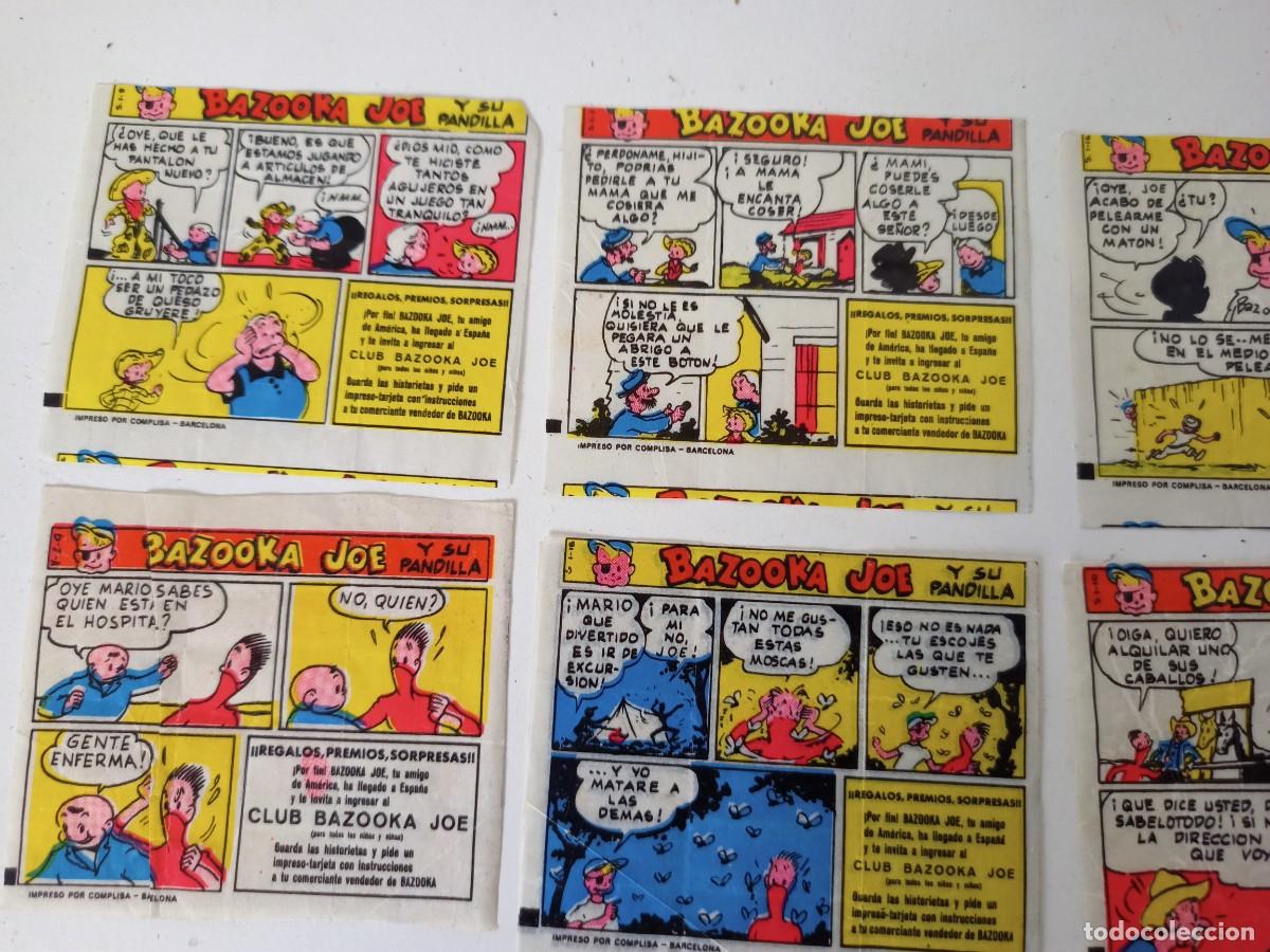 Coleccionismo cromos antiguos: Lote de 10 cromos, chicles bazoka - Foto 3