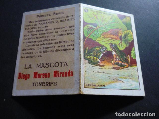 Colecionismo Cromos antigos: CROMO COLECCION FABULAS DE SAMANIEGO LA MASCOTA TENERIFE