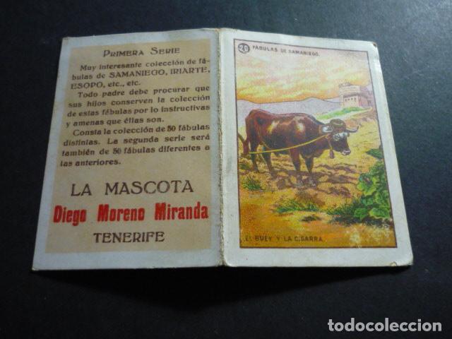 Sammeln alte Sammelbilder: CROMO COLECCION FABULAS DE SAMANIEGO LA MASCOTA TENERIFE