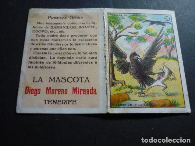Sammeln alte Sammelbilder: CROMO COLECCION FABULAS DE SAMANIEGO LA MASCOTA TENERIFE