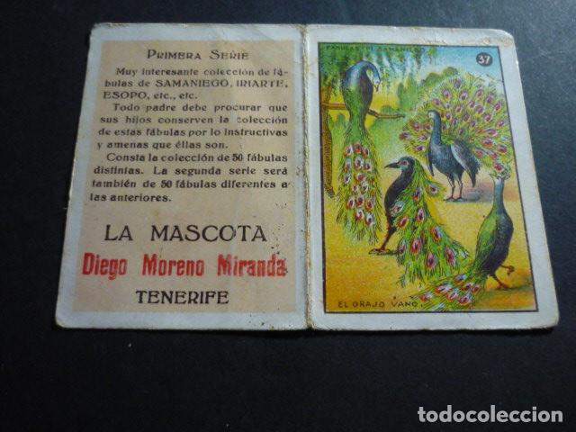 Sammeln alte Sammelbilder: CROMO COLECCION FABULAS DE SAMANIEGO LA MASCOTA TENERIFE