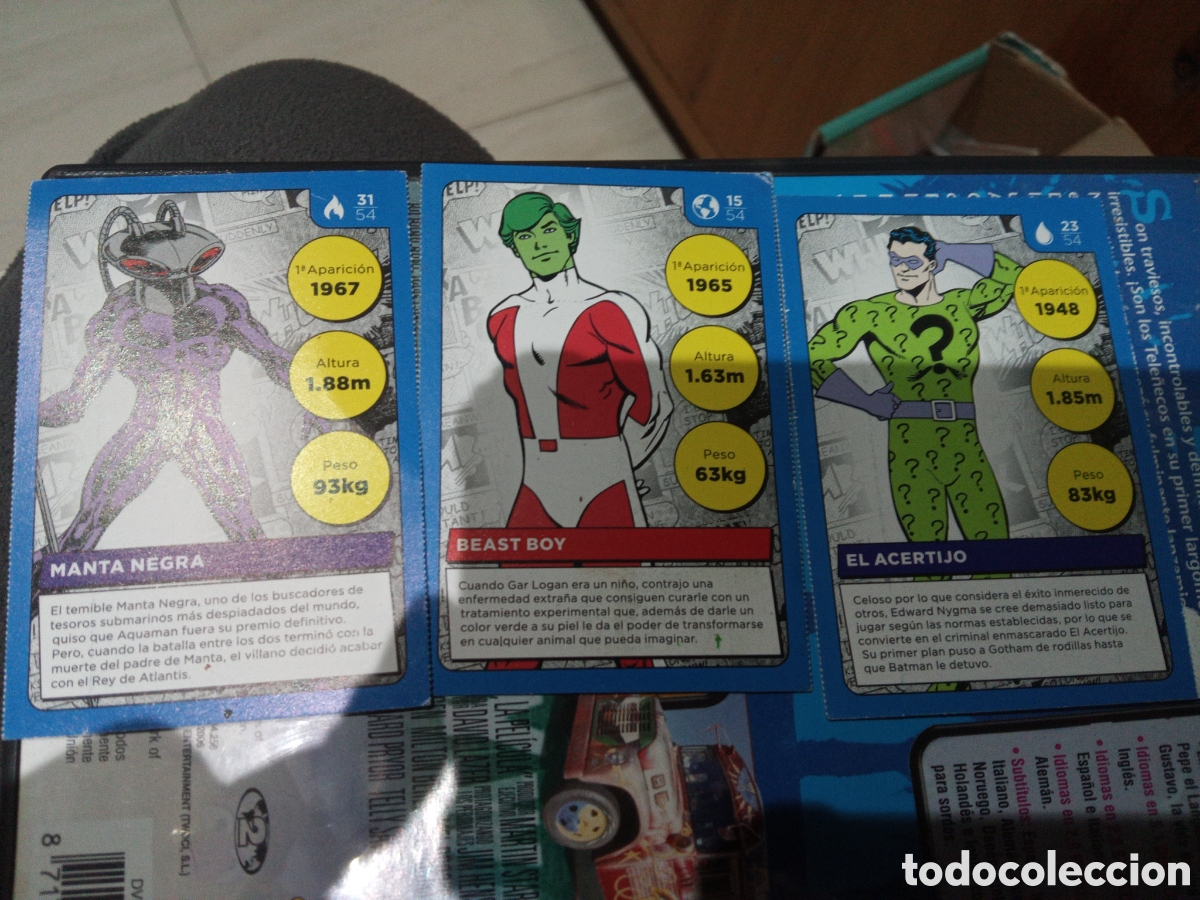 Coleccionismo cromos antiguos: cartas carrefour de batman - Foto 2