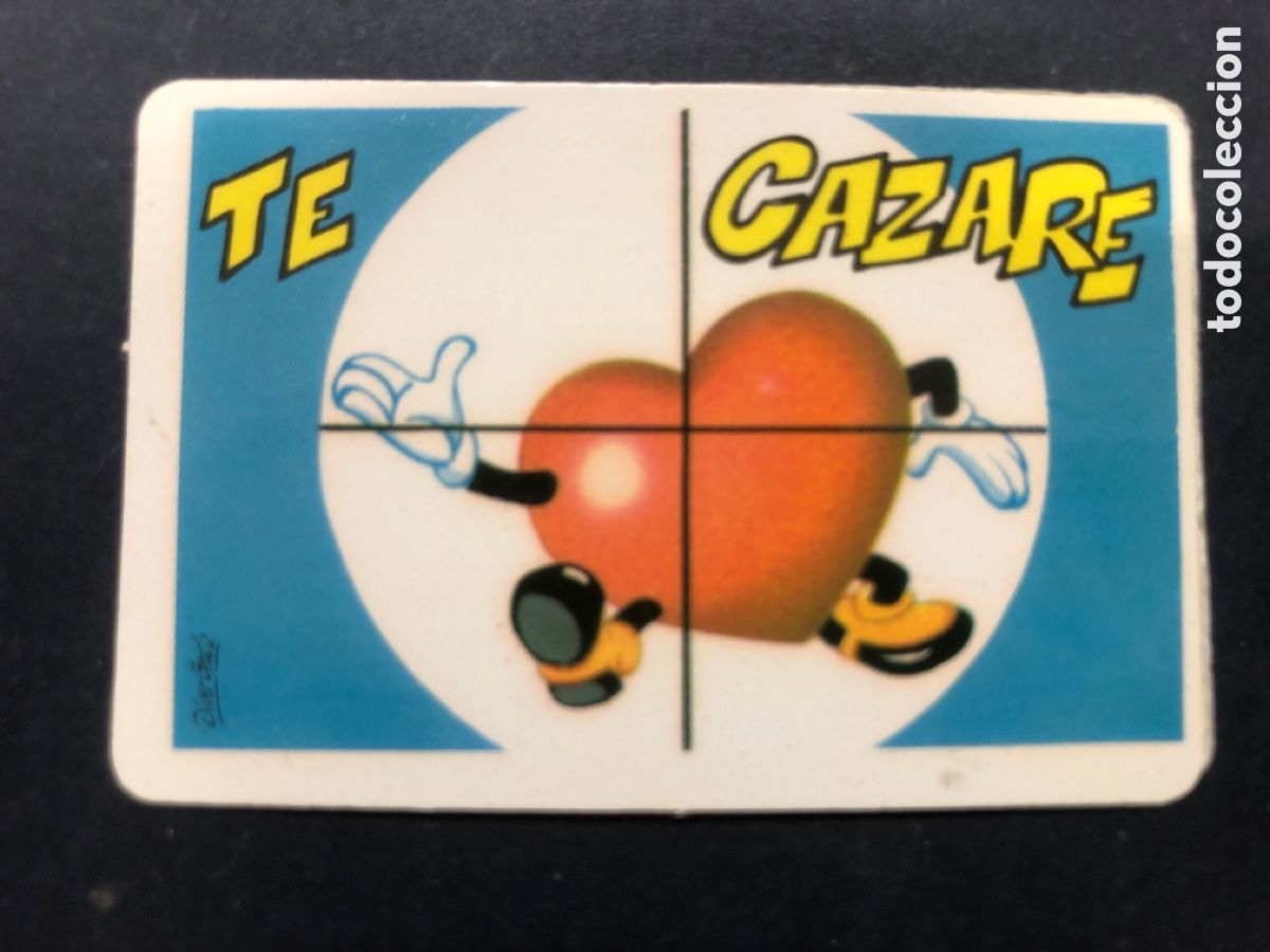 Colecionismo Cromos antigos: CROMO BOLLYCAO COLECCION PEGUI-TARJETA TE CAZARE