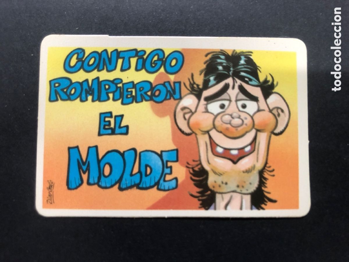 Colecionismo Cromos antigos: CROMO BOLLYCAO COLECCION PEGUI-TARJETA CONTIGO ROMPIERON EL MOLDE