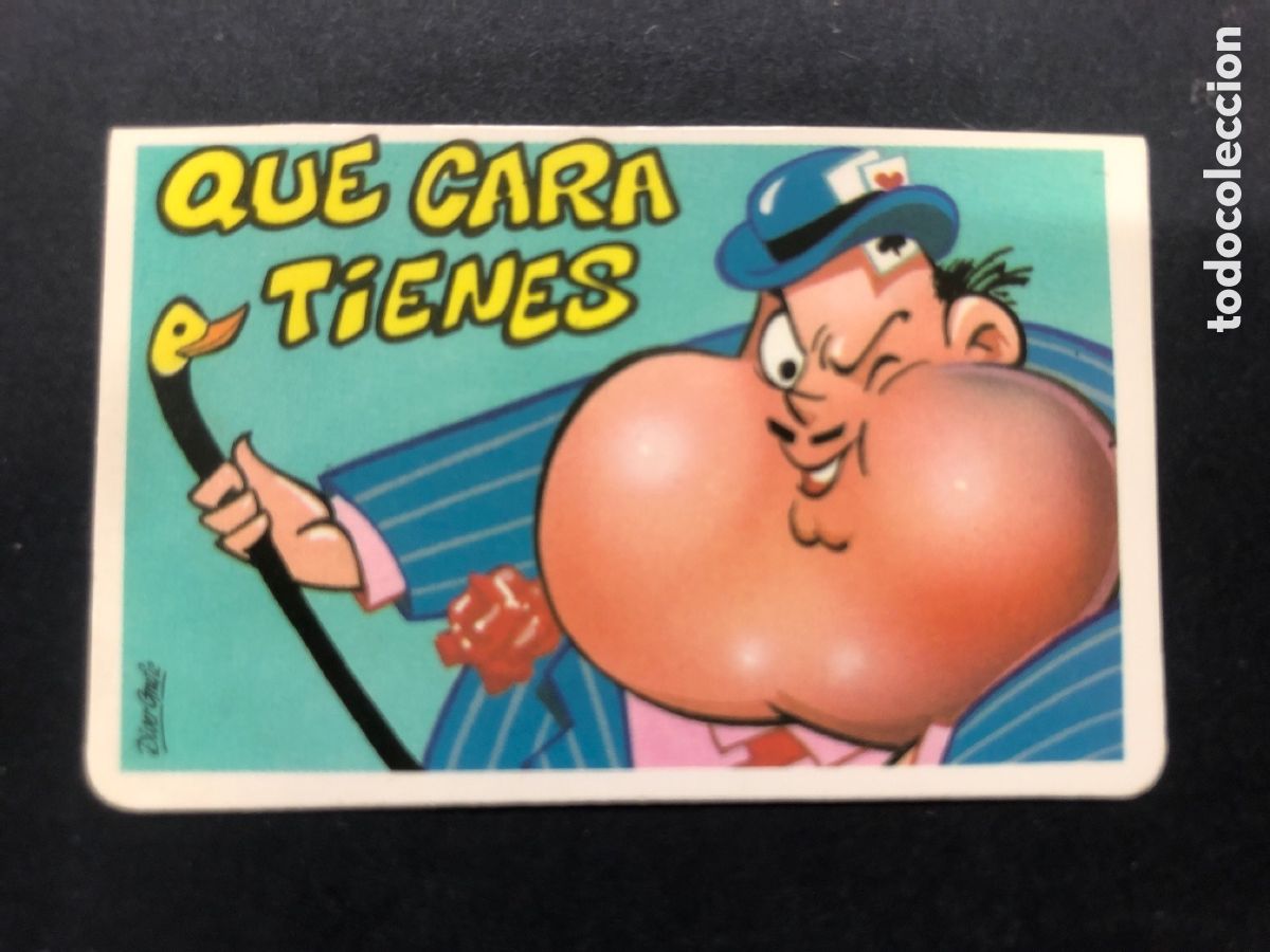 Colecionismo Cromos antigos: CROMO BOLLYCAO COLECCION PEGUI-TARJETA QUE CARA TIENES