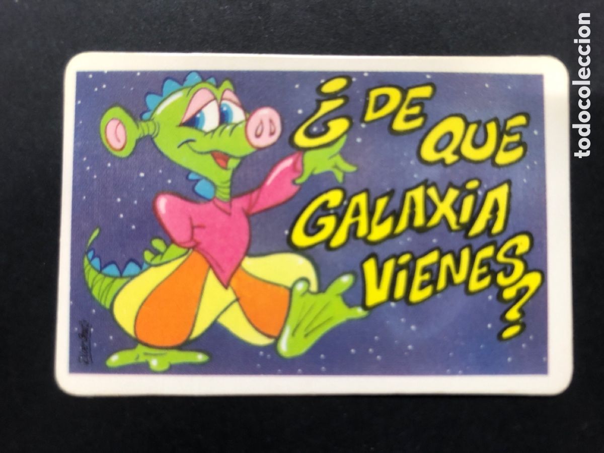 Colecionismo Cromos antigos: CROMO BOLLYCAO COLECCION PEGUI-TARJETA DE QUE GALAXIA VIENES?