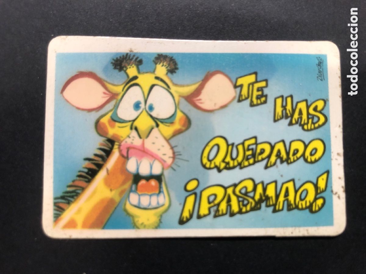 Colecionismo Cromos antigos: CROMO BOLLYCAO COLECCION PEGUI-TARJETA TE HAS QUEDADO PASMADO