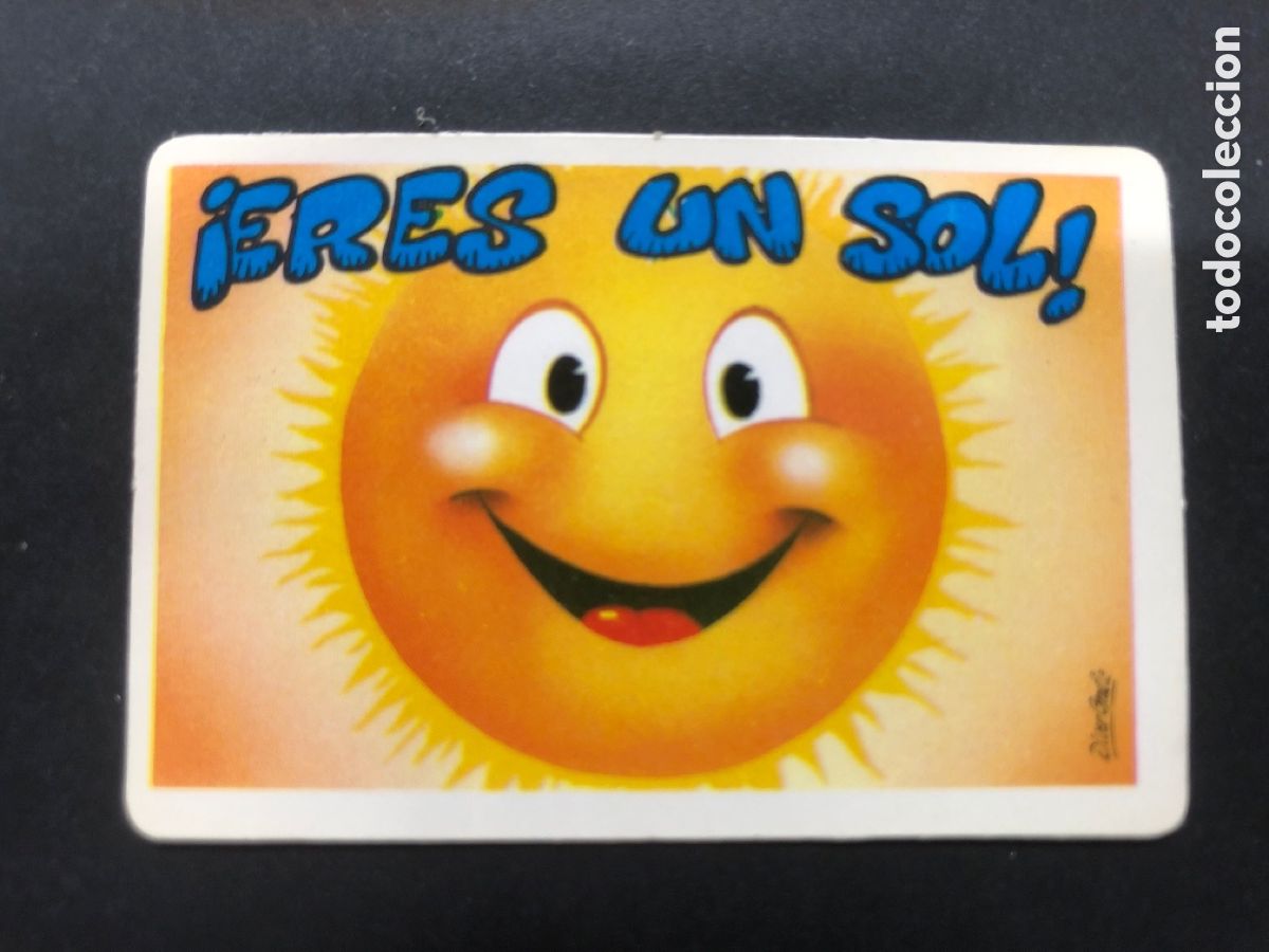 Colecionismo Cromos antigos: CROMO BOLLYCAO COLECCION PEGUI-TARJETA ERES UN SOL