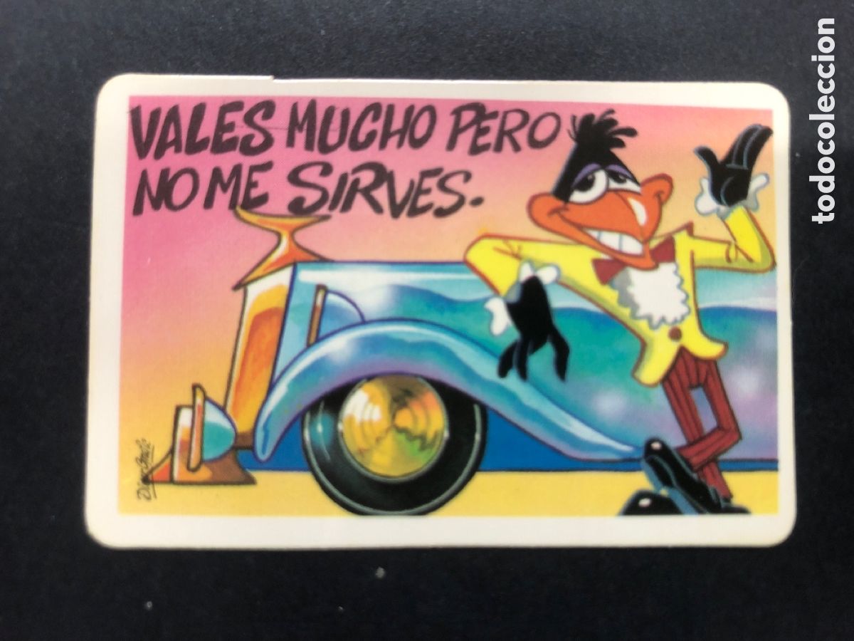 Colecionismo Cromos antigos: CROMO BOLLYCAO COLECCION PEGUI-TARJETA VALE MUCHO PERO NO ME SIRVES