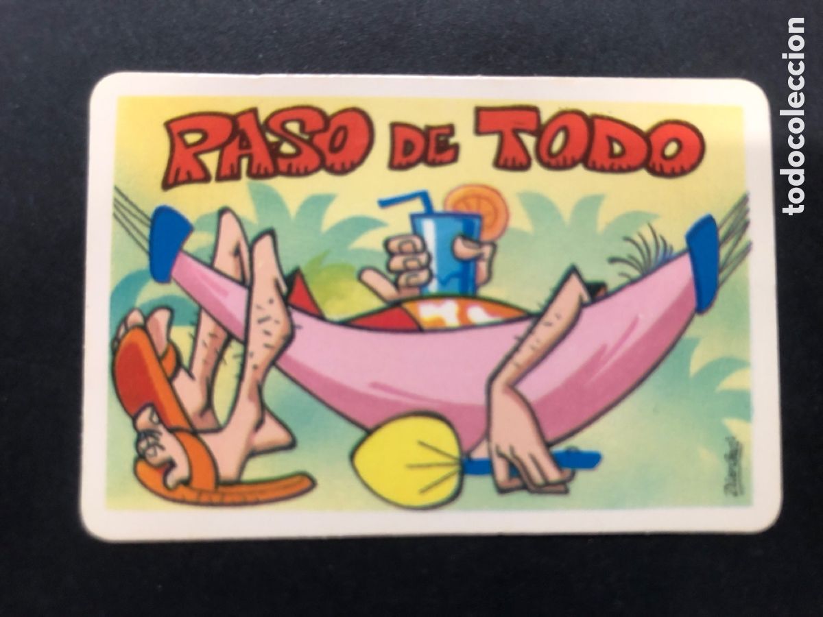Colecionismo Cromos antigos: CROMO BOLLYCAO COLECCION PEGUI-TARJETA PASO DE TODO