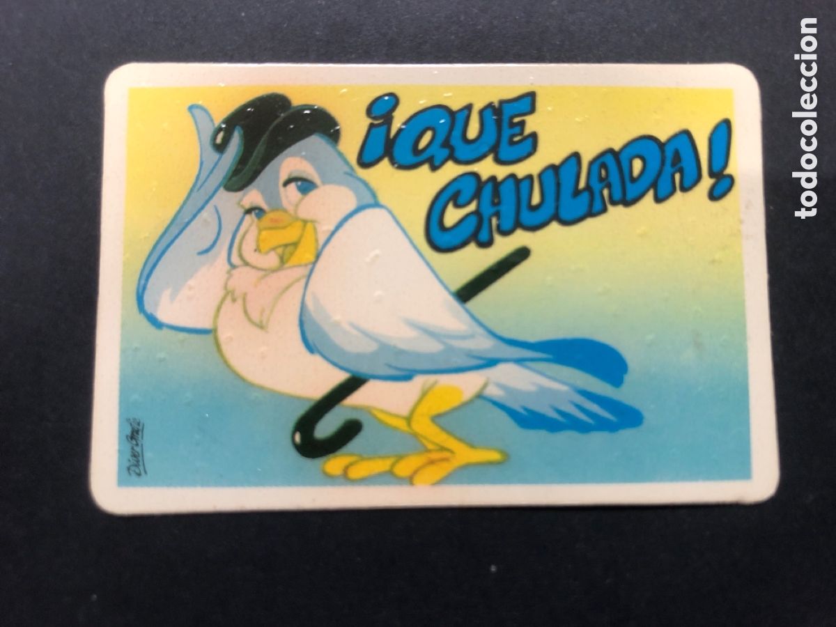 Colecionismo Cromos antigos: CROMO BOLLYCAO COLECCION PEGUI-TARJETA QUE CHULADA