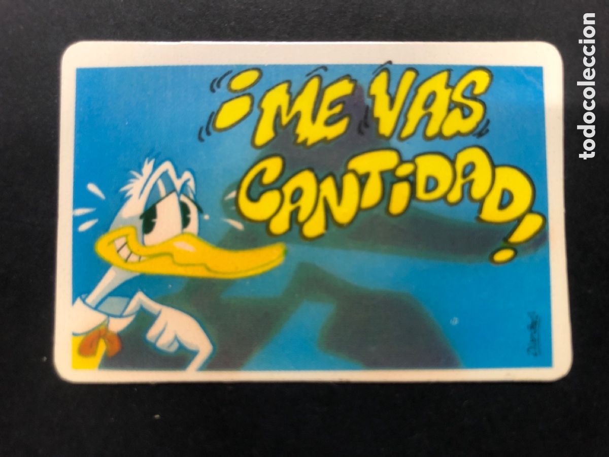 Colecionismo Cromos antigos: CROMO BOLLYCAO COLECCION PEGUI-TARJETA ME VAS CANTIDAD