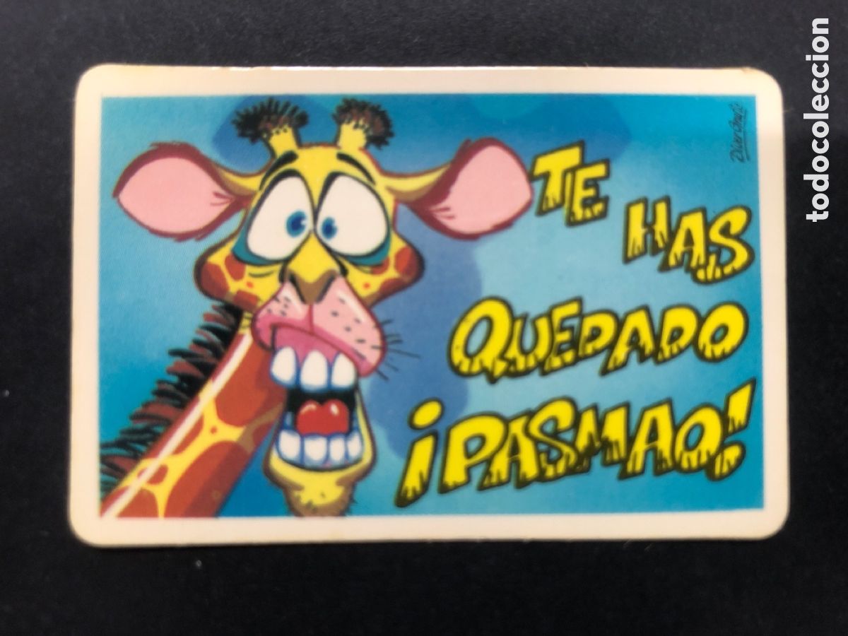 Colecionismo Cromos antigos: CROMO BOLLYCAO COLECCION PEGUI-TARJETA TE HAS QUEDADO PASMAO