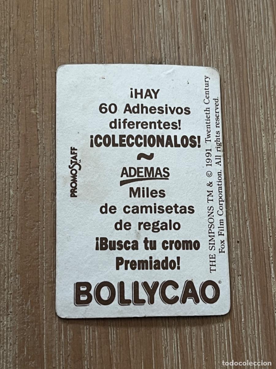 Coleccionismo cromos antiguos: 2. CROMO BOLLYCAO LOS SIMPSONS - Foto 2