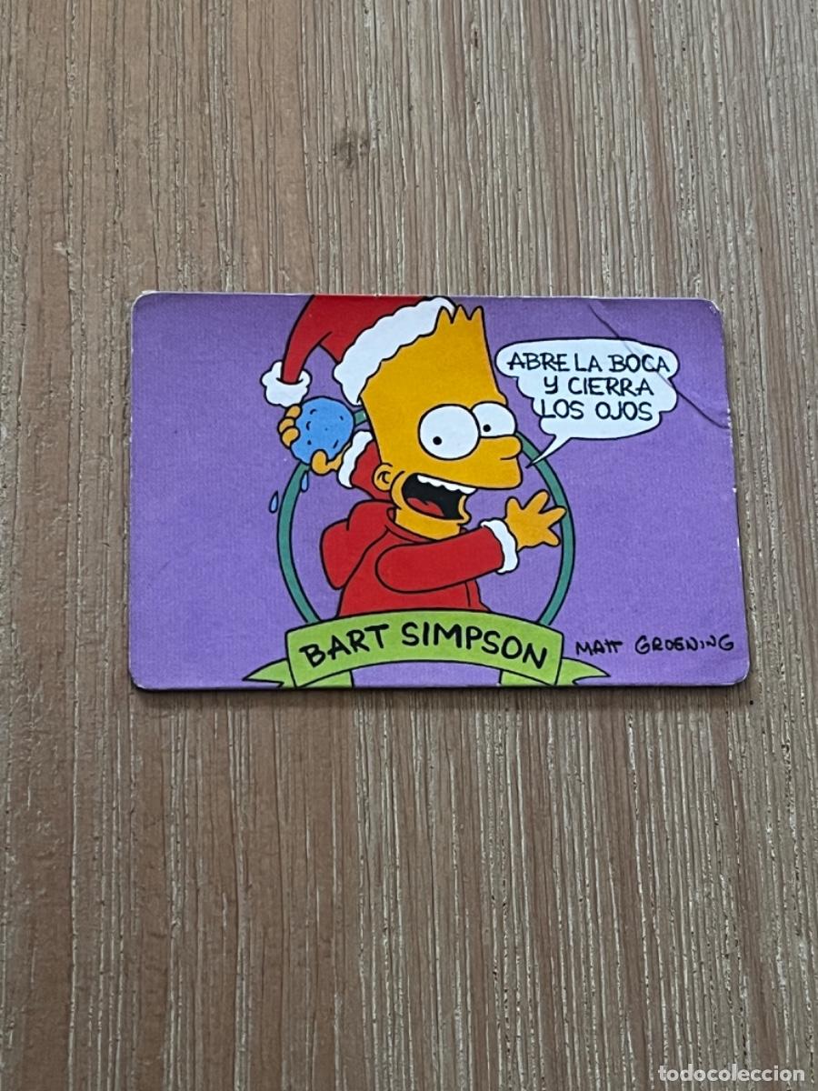 Coleccionismo cromos antiguos: 2. CROMO BOLLYCAO LOS SIMPSONS - Foto 1