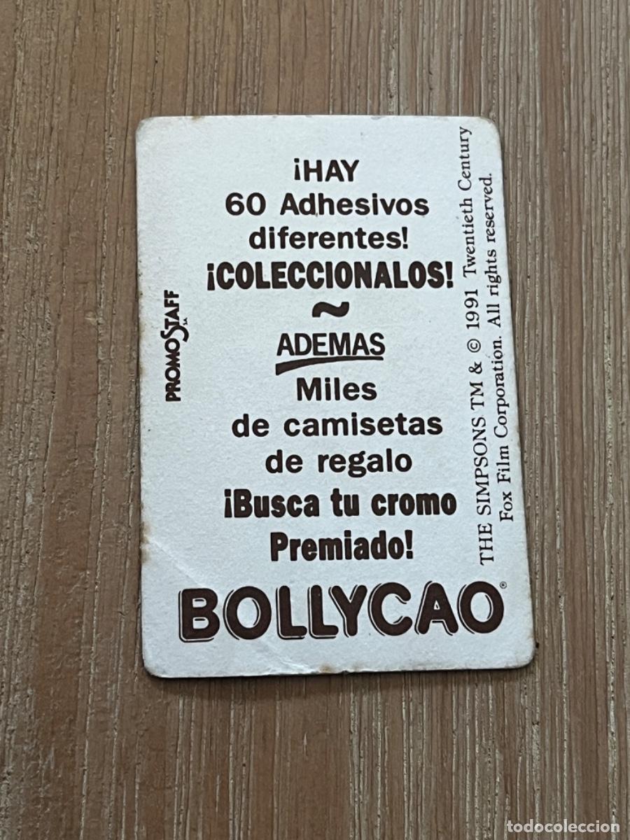 Coleccionismo cromos antiguos: 2. CROMO BOLLYCAO LOS SIMPSONS - Foto 2