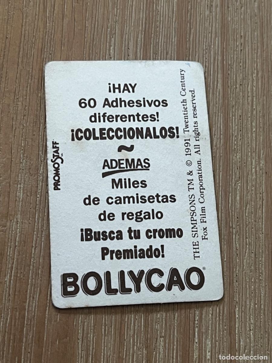 Coleccionismo cromos antiguos: 2. CROMO BOLLYCAO LOS SIMPSONS - Foto 2