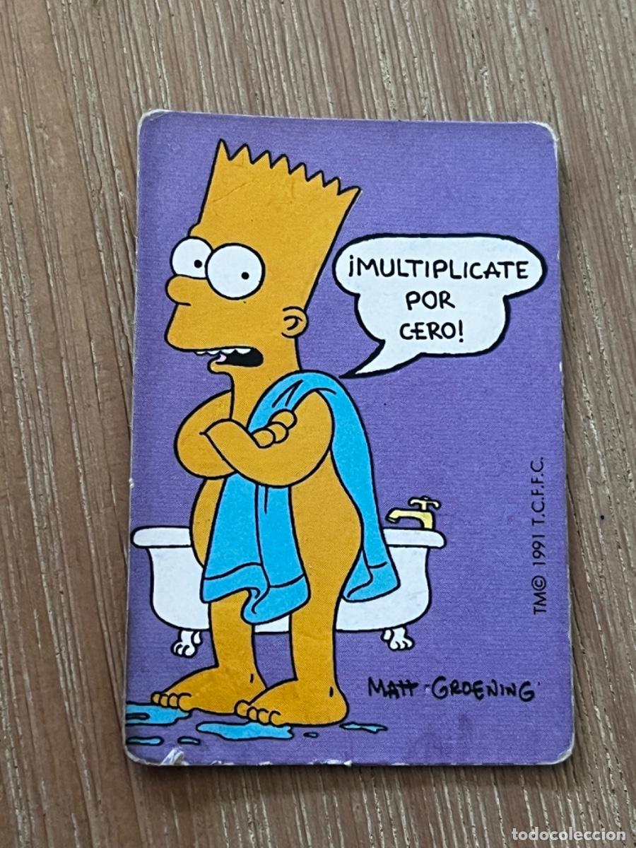 Coleccionismo cromos antiguos: 2. CROMO BOLLYCAO LOS SIMPSONS - Foto 1