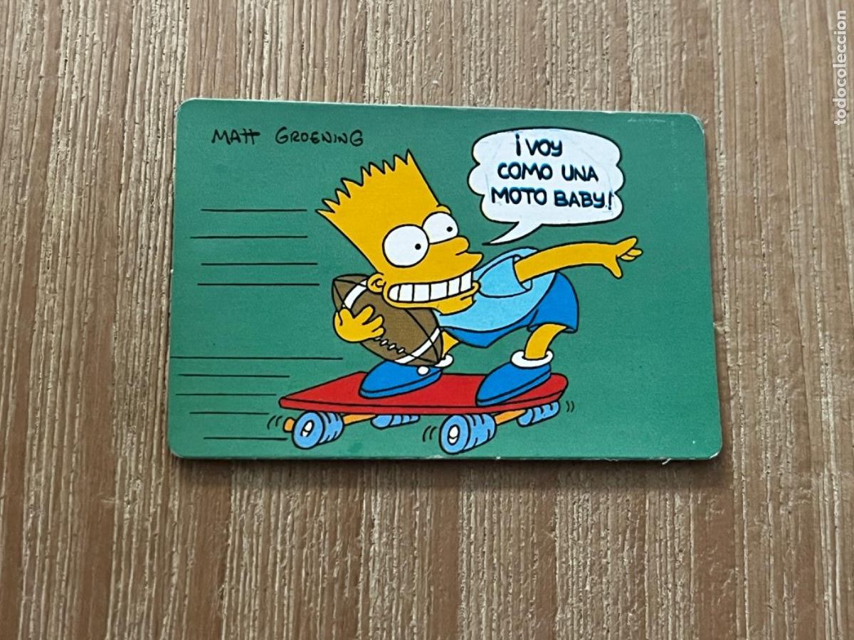 Coleccionismo cromos antiguos: 2. CROMO BOLLYCAO LOS SIMPSONS - Foto 1