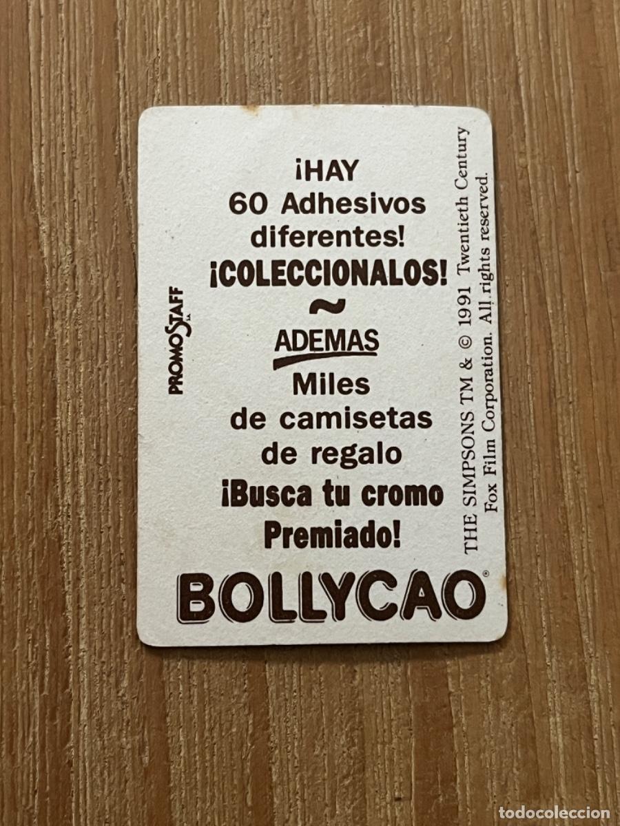 Coleccionismo cromos antiguos: 2. CROMO BOLLYCAO LOS SIMPSONS - Foto 2